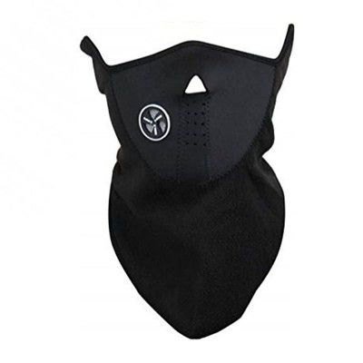 Kingsway Neoprene Half Face Mask (Size : XXL, Color : Black, Cotton Fabric)