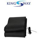Kingsway PU Leatherite Classic Stitched Steering Cover for Renault Triber (Model 2019 Onwards) (Black Color)...