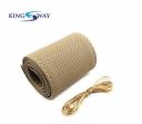 Kingsway PU Leatherite Stitched Steering Cover for Honda Amaze (Model 2018 Onwards)(Beige Color)...