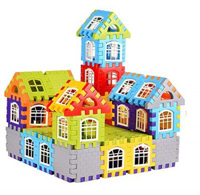 KINGWELL 175 PCS Including 32 Windows Set Educational Toy for Kids BUILDING BLOCK - Gift for Boys Girls 3-8 Years