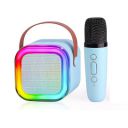 Kinoki Colorful Bluetooth 5.3 Speaker Karaoke Sound System Set with Portable Mic...