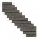 Kinora Deck Panel Light Grey | Wooden Flooring | Waterproof and Slip-Resistant | Suitable for Indoor & Outdoor Flooring, Decks, Patios, Pathways, Baths, Pools (10 Piece)...