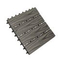 Kinora Deck Panel Light Grey | Wooden Flooring | Waterproof and Slip-Resistant | Suitable for Indoor & Outdoor Flooring, Decks, Patios, Pathways, Baths, Pools (1 Piece)...