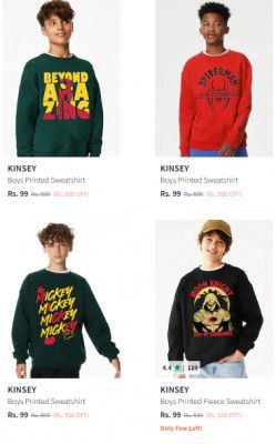 Kinsey Sweatshirts @ ₹99