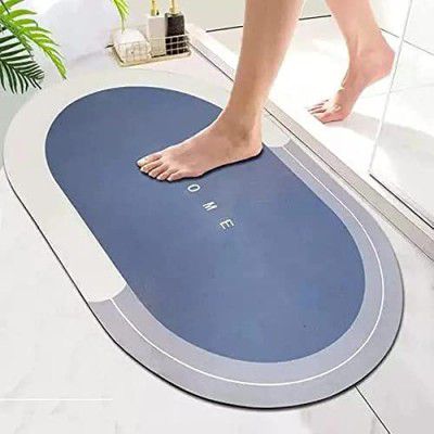 Kintota Bathroom, Oval Door Mat, Floor, Bath Mat, Carpet  Multicolour