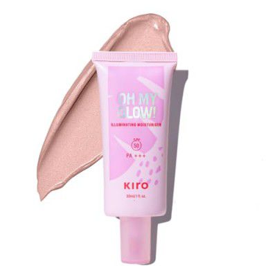 KIRO Oh My Glow! Illuminating Moisturiser with SPF 50 PA+++,30ml|3-in-1 Moisturizer,Sunscreen&Primer