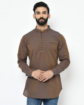 KISAH Inserted Pocket Short Kurta | M