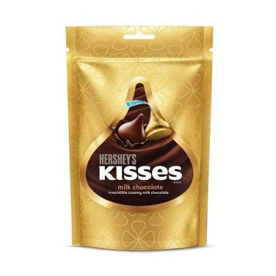 Kisses Hersheys Milk Chocolate 36 gm (Pack of 6) Pouch, 6 x 36 g