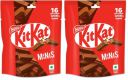 KIT KAT Minis, Choco Coated Wafer Bar, 16 X 7.4 gm | 118.4 g (Pack of 2)...