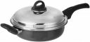 Kitchen Chef Hard Anodised Round Dome Pan 245MM with Stainless Steel Lid...