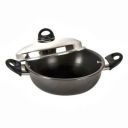 Kitchen Chef Premium Induction Base High Dome Kadhai 305MM with Lid...