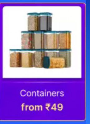 Kitchen Storage Containers from Rs. 49 in Flipkart Big Billion Days 