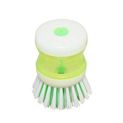 Kitchen Creative DISHA Fashion Cleaning Brush with Soap Dispenser ( 1 - PC )Acrylonitrile Butadiene Styrene
