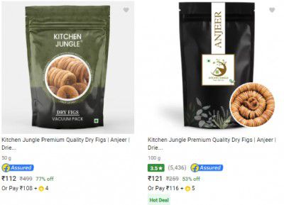 Kitchen Jungle Dry Fruits @upto 77% off