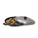 Kitchen Kit 12 Cavity Non-Stick Aluminim Bakelite Side Handle Appam Patra (PNP100040)...