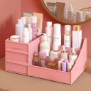 Kitchenetic Cosmetic, Makeup, Jewellery, Stationery, Vanity Organizer Drawer Storage Box Multipurpose, Home Organizer, Bathroom Organizer, Office Organizer Vanity Box (Pink)...