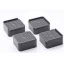 Kitchenwell Multi-Purpose Refrigerator Stand,Furniture Base Stand, Washing Machine Stand,Fridge Stand for Single Door and Double Door (Set of 4)...