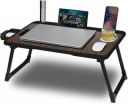 kitchoff Foldable multipurpose Table Wood Portable Laptop Table  (Finish Color - Wood, Pre Assembled)...
