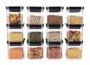 Kitchwell Air-Tight Containers for Kitchen Organizer Storage Set (500 ML, 06)...