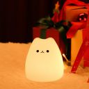 Kitty Night Lamp for Kids, Cat Night Lamp, 7 Color Cute Silicone Lamp...