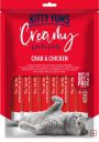 Kitty Yums Creamy Lickable Cat Treats,Crab & Chicken 360Gm (15g x24 Pcs)...