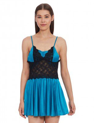 Klamotten Womens Baby Doll (Pack of 2) (221T-07T_Turquoise_Free Size)