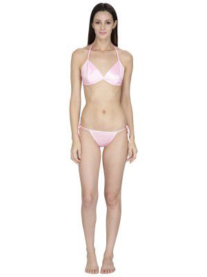 Klamotten Womens Satin Doll (11L_Baby Pink_Free Size)