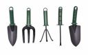 Klassic Gardening Tools Set (Weeder, Cultivator, Fork, Big Trowel and Small Trowel) (Green, 5 Pieces)...