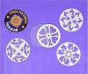 Klassic Plastic Rangoli Stencils with 4 Different Design Patterns for floor used in Diwali and other festive occasions (Multicolor,Pack of 4)...