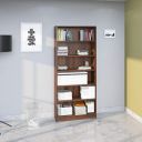 Klaxon Casemate Home Decor Book Shelf-Asian Walnut...