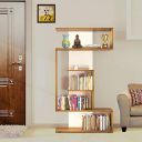 Klaxon Engineered Wood, Matt Finish Verona Book Shelf and Storage Unit | Display Unit (Rustic & White, Set of 1)...