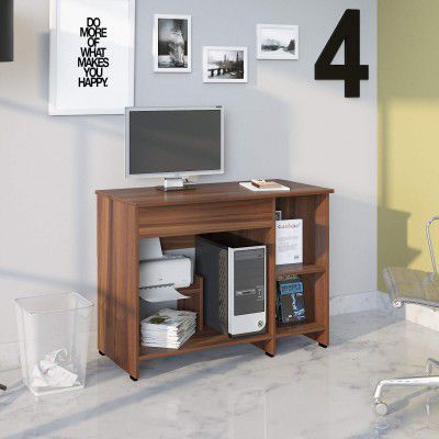 Klaxon Mesa Computer Table - Asian Walnut