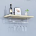 Klaxon Premium Under Cabinet Wine Glass Holder - Space-Saving, Upside-Down Storage (Single Line - Pack of 1, Silver)...