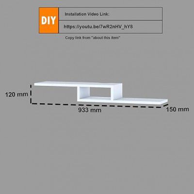Klaxon Tv Unit (White-)