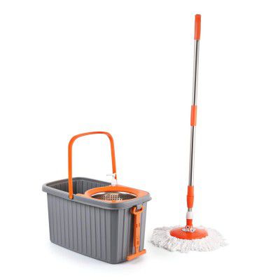Kleeno by Cello Hi Clean Deluxe Spin Mop with Bucket
