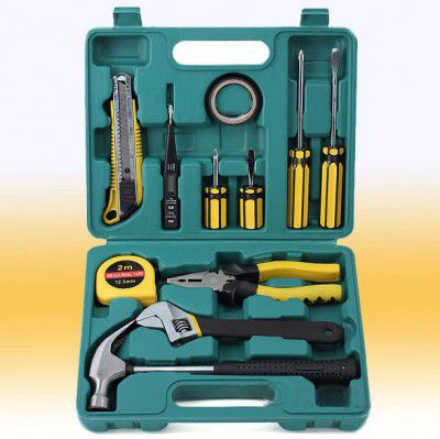 Kliffo 12 in 1 Home Tool Kit Set, Electrical Repair Tool Storage Kit Set for Emergency Uses