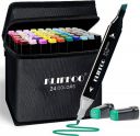 KLIFFOO Dual Tip Colorful Art Markers Sketch Pens 24 Colors, Multicolor...