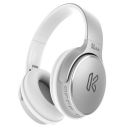 Klikk Rock On 101 Bluetooth Wireless Over Ear Headphones With Mic 30 Hours Playback Aux & Voice Assistant Support (Silver)...