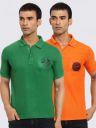 KLOTTHE Men Pack Of 2 Polo Collar T-shirts...