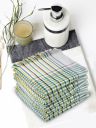 KLOTTHE Unisex White&Green 233 GSM Bath Towels...