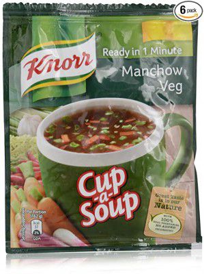 Knorr Cup Soup - Manchow Veg, 12g - Pack of 6