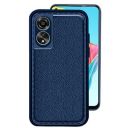 Knotyy Back Cover Case for Oppo A78 | Matte Soft Silicon Flexible | Camera Bump Protection | Stich Texture Back Case Cover for Oppo A78 (Blue)...