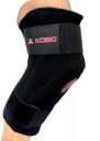 Kobo 3625 Neoprene Hinged Knee Support/Knee Patela Support Anti-Slip Design, Dual Side Stabilizers & Adjustable Knee Brace for Arthritis, Pain Relief, Sports/Injury Recovery, Large (Black)...