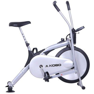 Kobo Deluxe Air Bike with Rowing Handles