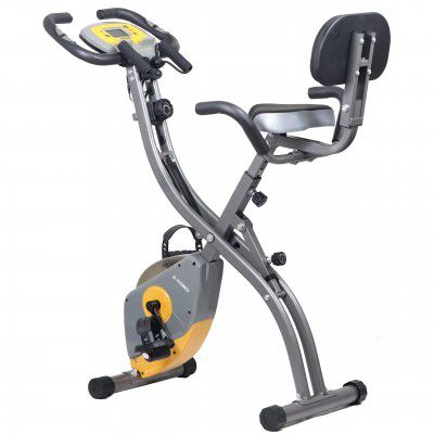 Kobo Folding Exercise Bikes 3-in-1 Folding Indoor Recumbent Exercise Bikes, Lightweight Foldable Stationary X-Bike