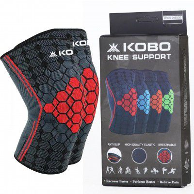 Kobo Nylon Knee Caps for Women&Men Knee Support (Imported)