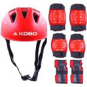 Kobo Skating Set Plastic Skating Cycling Protective Set with Helmet for Knee, Elbow and Palm Hand for 6-15 Years...