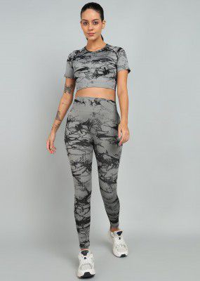Kobo Women Seamless Training Tights Gym Yoga Leggings (Imported)