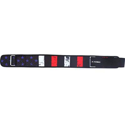 Kobo WTB-11 Power Weight Lifting Gym Belt 5 Inches Wide for Dead Lift, Squats & Weightlifting Back Support (Medium), Multicolour