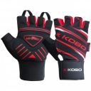 Kobo WTG-37 Gym Gloves for Weight Lifting Exercise & Fitness with Anti Slip Grip and Wrist Support...
